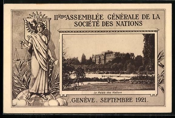 Cartes postales: Geneve, 2ieme Assemblée generale de la  – D'occasion à Berlin par bartko-reher
