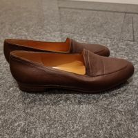 Vintage Bogner Damenhalbschuhe, Leder, braun, wie neu! Gr.38