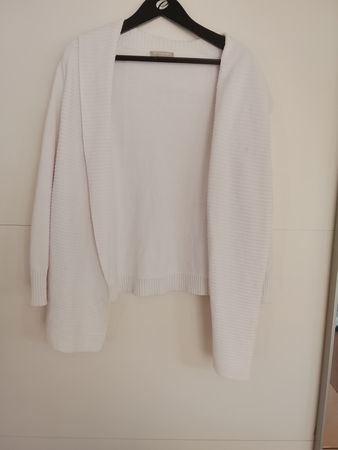 Strickjacke Weiss Grösse Damen L/XL