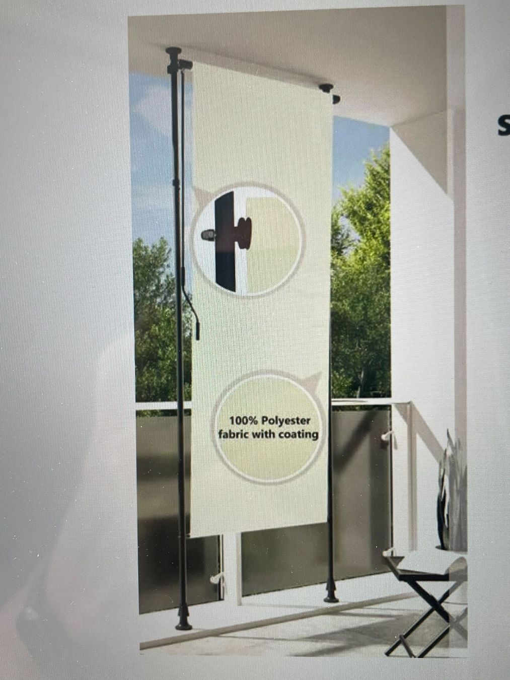 Tende da sole: Aussen-Rollo für  Balkon, Terrasse (neu & originalverpackt) – Nuovo e nell'imballaggio originale da Wetzikon ZH venduto da HP346 4