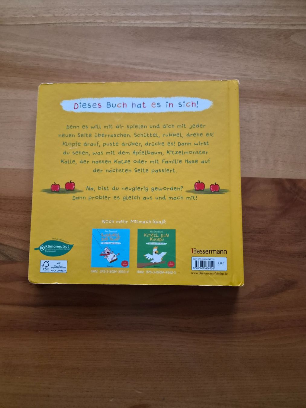 Libri: Buch Schüttel den Apfelbaum Mitmachbuch Alter 2-4 Jahre – Usato da Ibach venduto da urs_sl5h 1