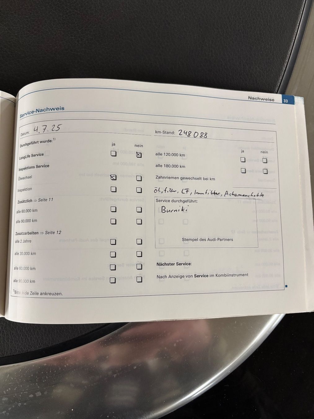 Audi Automobili: Audi S4 V8 Cabriolet vor bieten bitte Lesen! – Usato da Gurmels venduto da Kurtsholzhandel 6