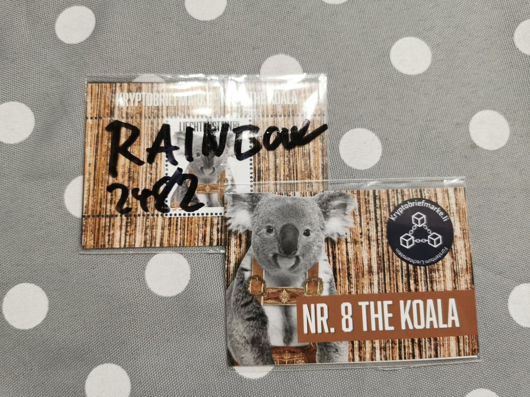 Alle Briefmarken: Crypto Stamp - Nr. 8 The Koala Regenbogen – Neu und originalverpackt aus Baar von CryptoShop 1