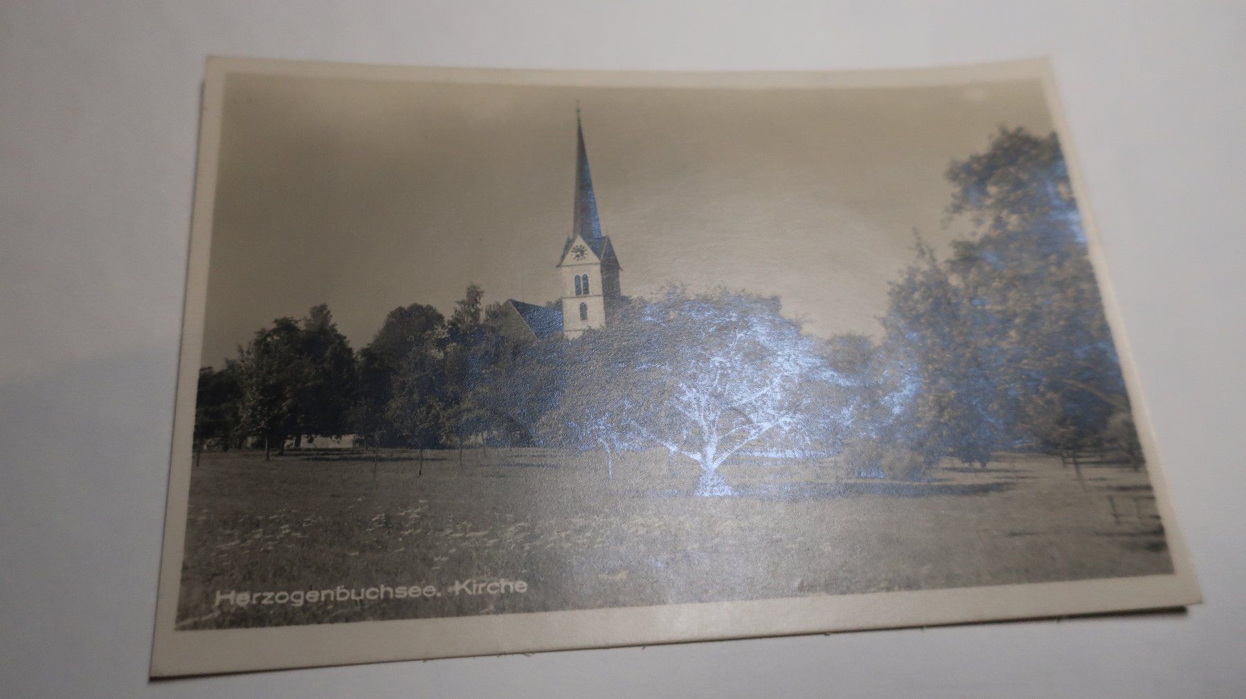 Cartoline postali: Herzogenbuchsee Kirche 1925 – Usato da Cormoret venduto da Pascalll2001 1