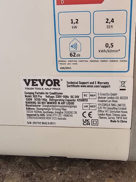 Klimageräte: Vevor 4250 Camping Klimaanlage  – Gebraucht aus Flühli LU von and_d2wp 1