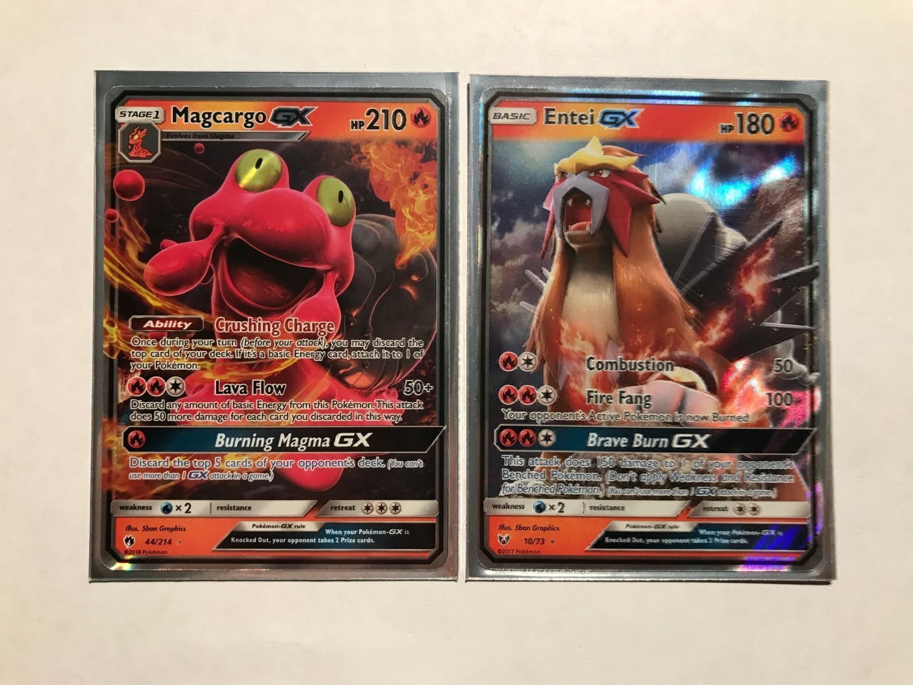 Pokémon Carte collezionabili: GX Set: Entei & Magcargo – Nuovo (secondo la descrizione) da Hagendorn venduto da Pokecollectorch