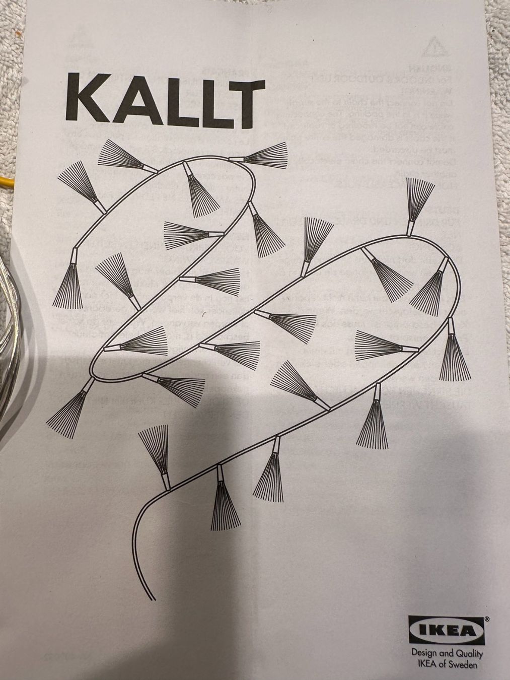 Ghirlande e barre luminose: Lichterkette mit Schneebesen – Usato da Laupen ZH venduto da Mcafi02 2