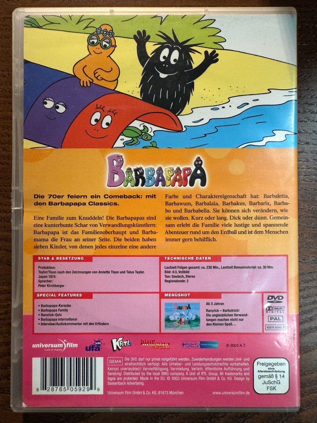 Tutti i DVDs: Barbapapa Classics – Usato da Zürich venduto da FilmFreunde 1