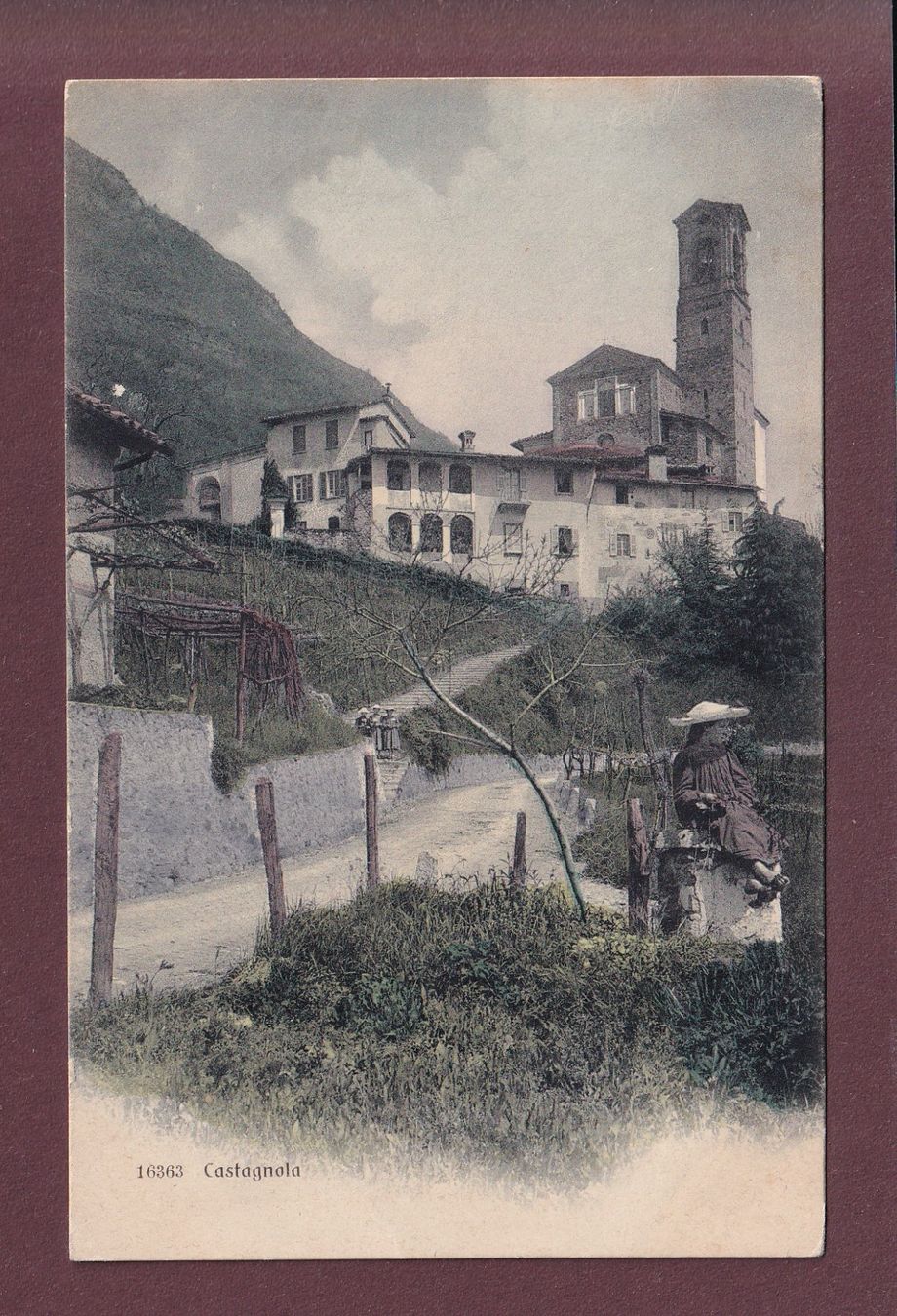 Ansichtskarten: CASTAGNOLA - 1905 – Gebraucht aus Pully von nicecards
