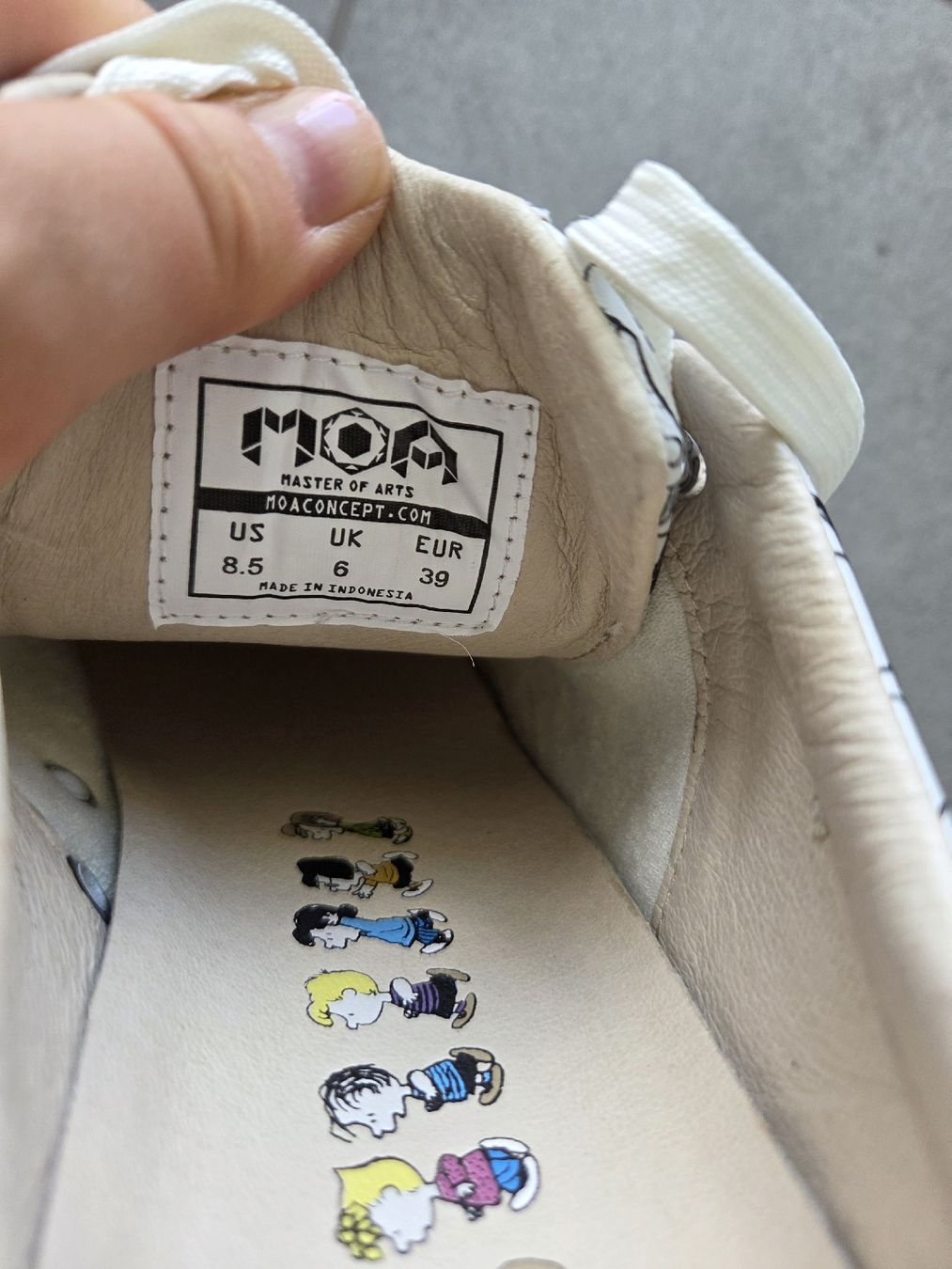 Scarpe da uomo: Peanuts Sneaker von Moa Concept Weiss/Bunt Gr. 39 – Nuovo (secondo la descrizione) da Schenkon venduto da jinibi 6