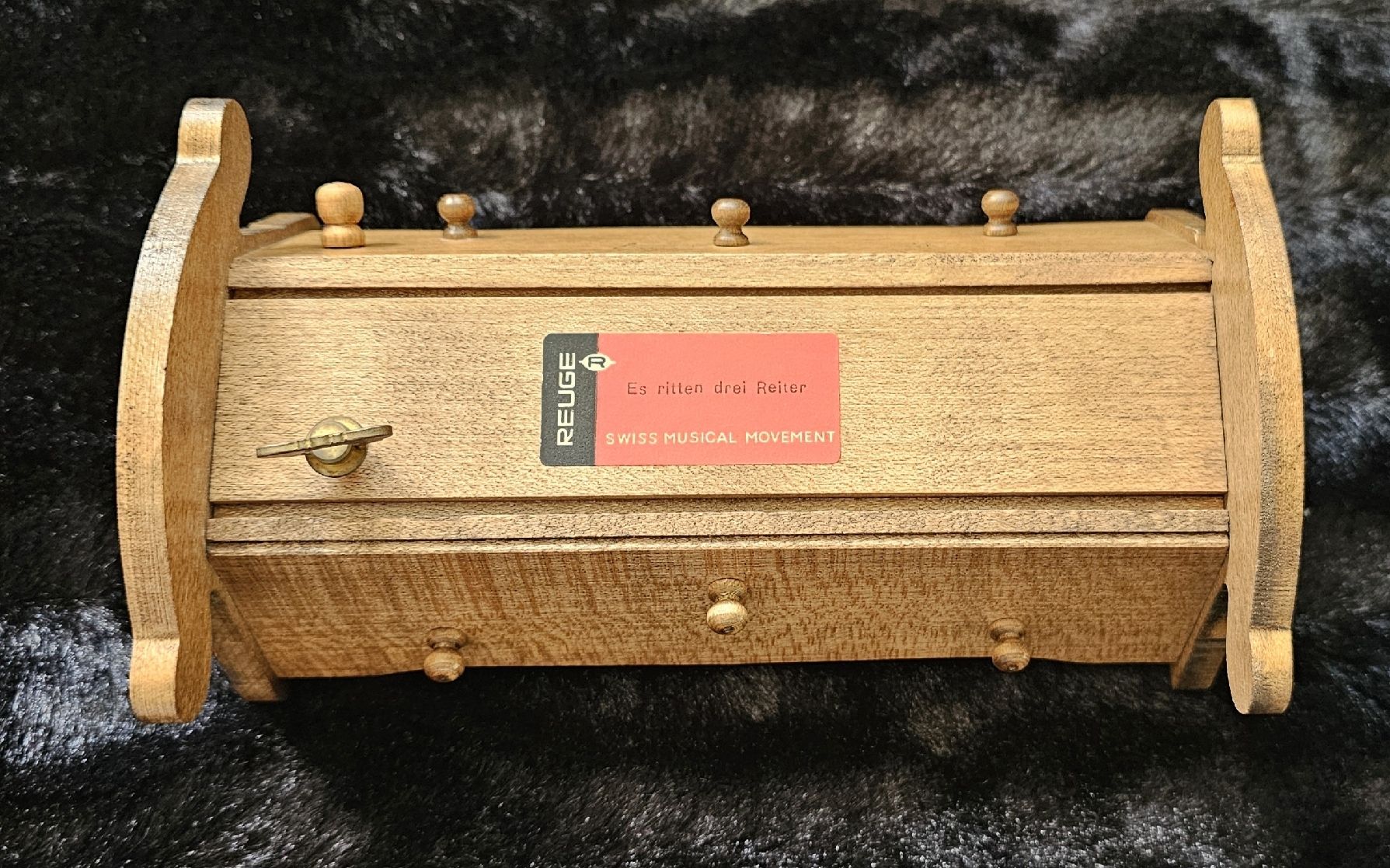 Reuge Spieldosen: Reuge, Holzwiege mit Spieluhr, Einzigartig, – Gebraucht aus Wangen b. Olten von ErikaK06 7