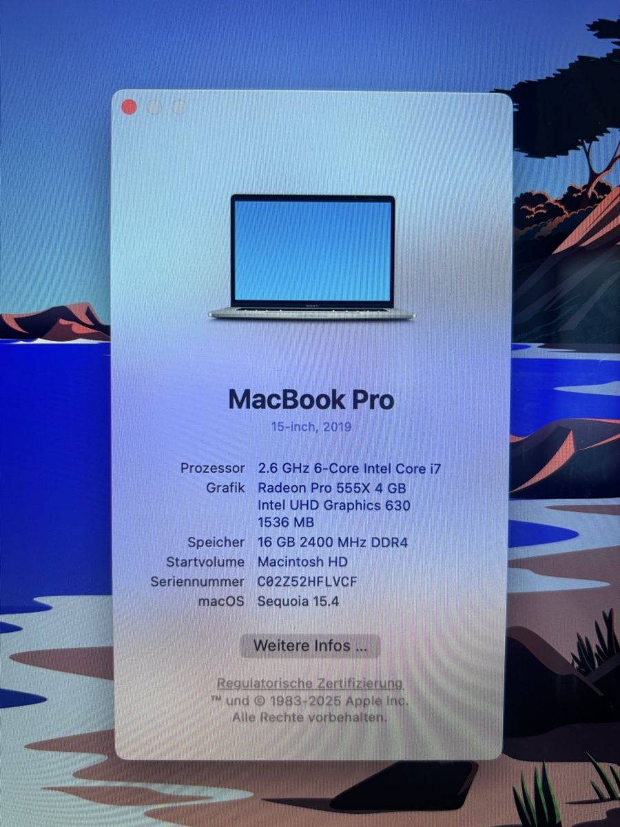 Apple Notebook: MacBook Pro 15” (2019) – Usato da Heitenried venduto da melinazahno 3