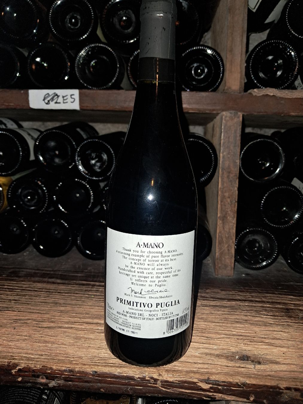 Vins: A Mano Primitivo 2017  – Neuf avec emballage d'origine à Le locle par juliensaran 3