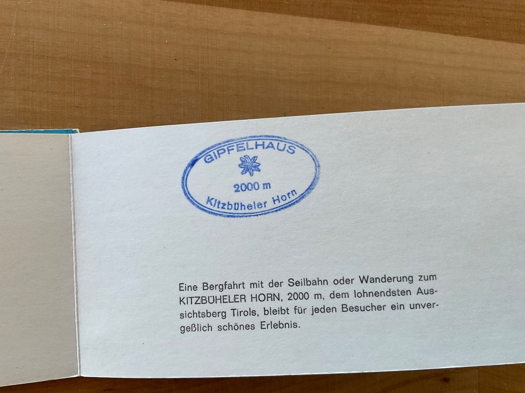 Cartoline postali: Panorama Leporello von Kitzbühlerhorn / Tirol – Usato da Rümlang venduto da Sambas19 5