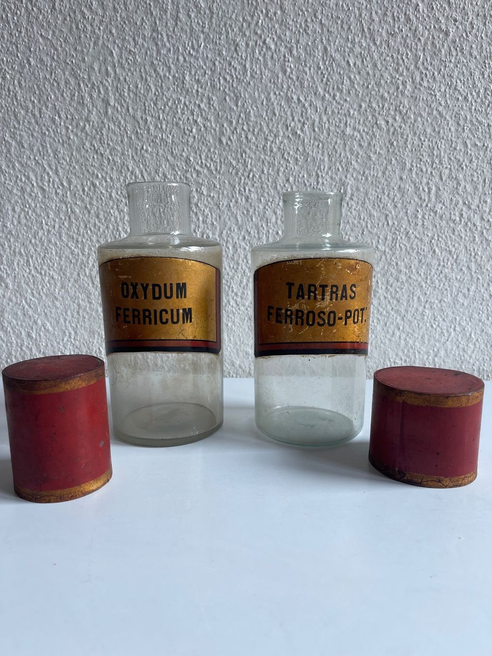 Accessori da laboratorio: 6 Apothekerflaschen Antik – Usato da Zürich venduto da d.reitzer 3