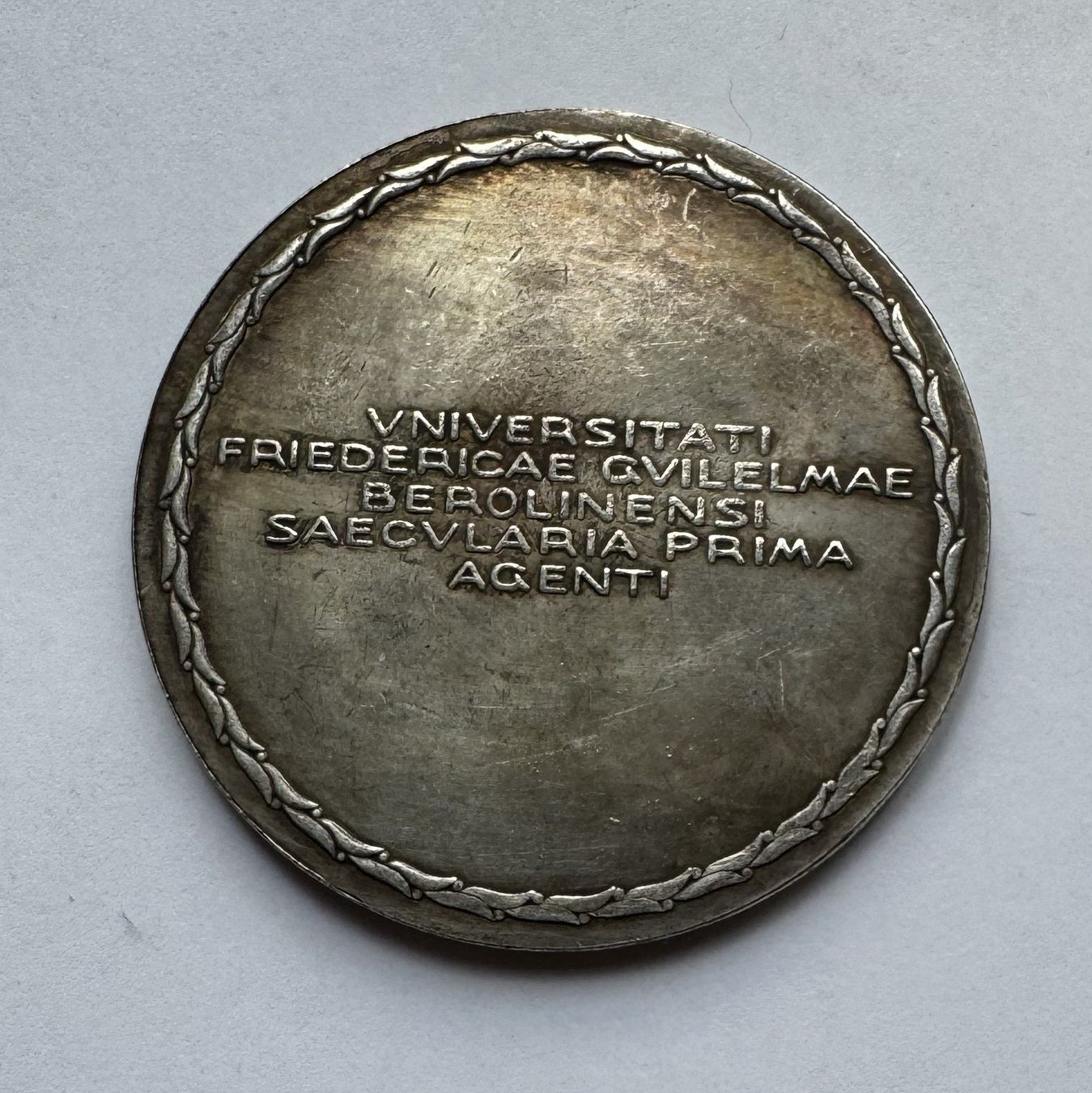 Medaillen: 1910 Medaille Preussen Wilhelm II – Gebraucht aus Unterbäch VS von Wallis3944 1