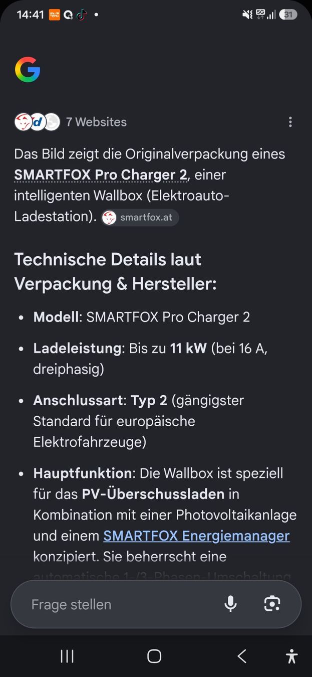 Smartfox Chargeurs de batterie: SMARTFOX Pro Charger 2, 11kw, Typ 2 neu – Neuf avec emballage d'origine à Horw par don_yl7q 1