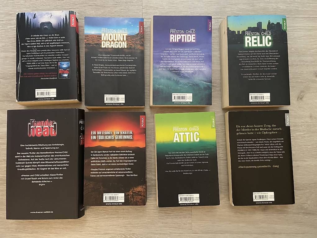 Libri: Preston und Child Buchsammlung – Usato da Muttenz venduto da Style_2000 1