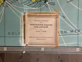 Mehrfarbige Verkehrskarte der Vereinig. Staaten von Amerika