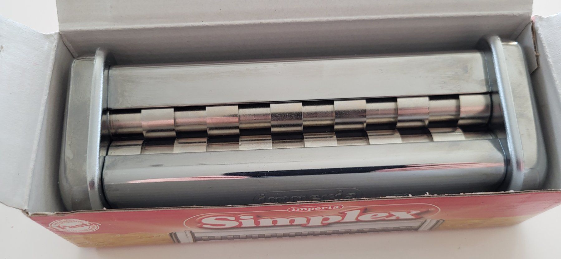 Elettrodomestici da cucina: Simplex Schneidevorrichtung Lasagnette 12 mm – Nuovo e nell'imballaggio originale da Figino venduto da mayam63 4