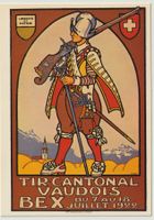 Tir cantonal Vaudois, Bex, 1922