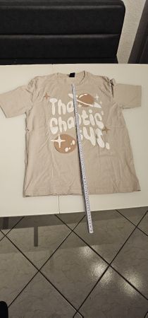 Coole (partner) T-Shirt mit Print, Beige, Grösse M und XS