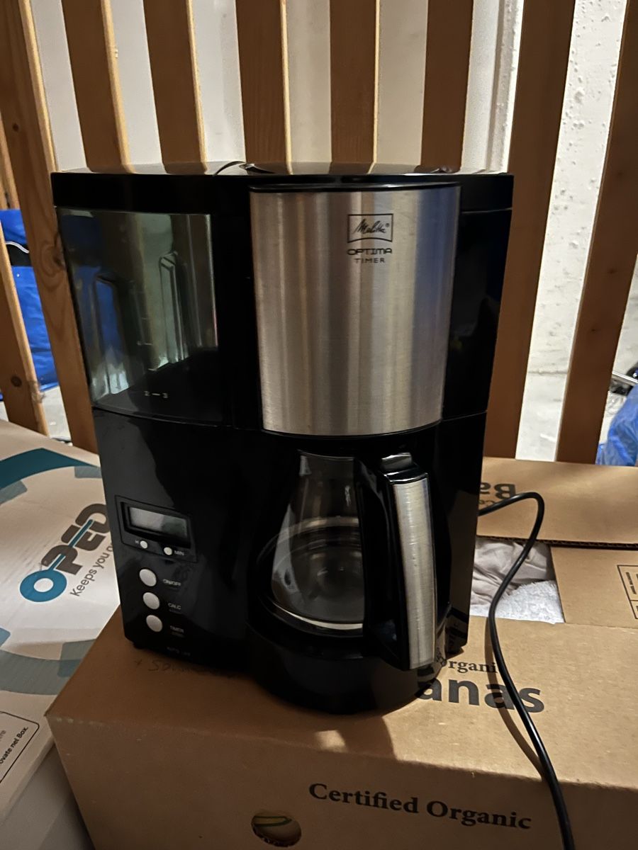 Melitta Machines à café & Machines à expresso: Melitta Optima Timer Drip Coffee Maker – D'occasion à Bassersdorf par juh_r97d