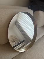 Runder Spiegel mit goldenem Rahmen 50cm Durchmesser