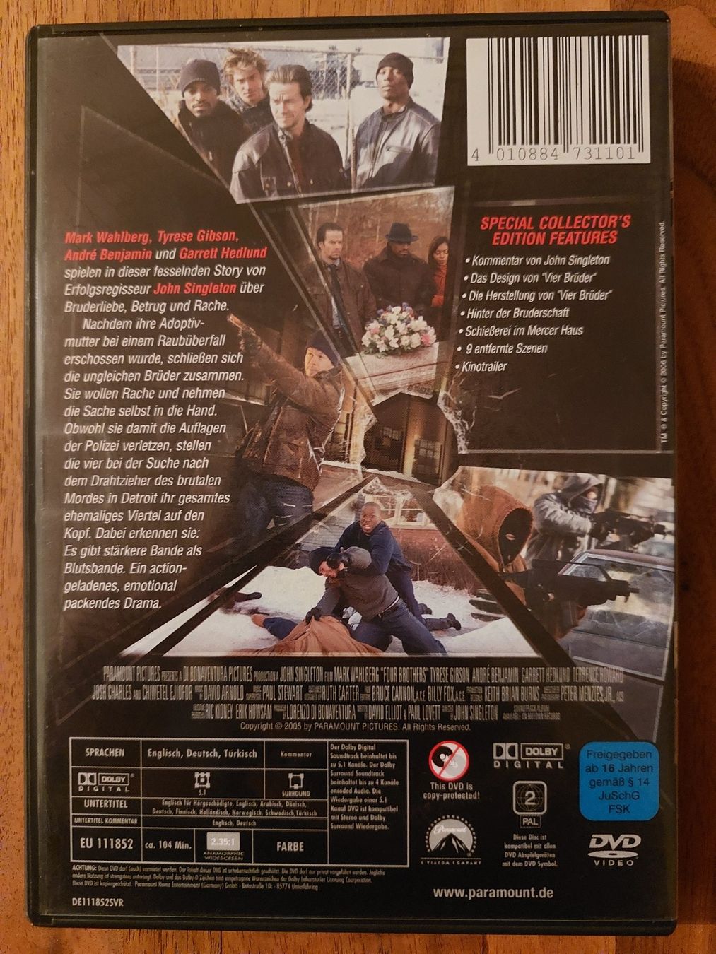 Tutti i DVDs: DVD - Vier Brüder – Usato da Rheinfelden venduto da FilmAuktion 1