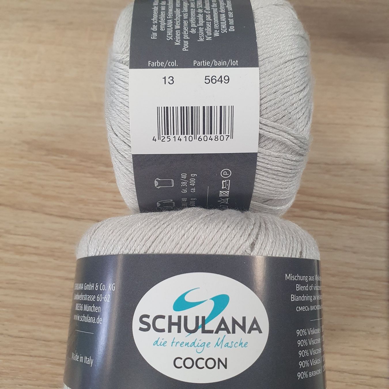 Lana: 2 Kn. COCON Schulana Fb. 13-5649 silber – Nuovo (secondo la descrizione) da Jegenstorf venduto da Wulle-Jegi
