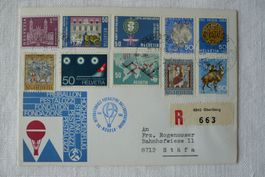 1968 Ballonfahrt z. G. Pestalozzistiftung, Oberiberg