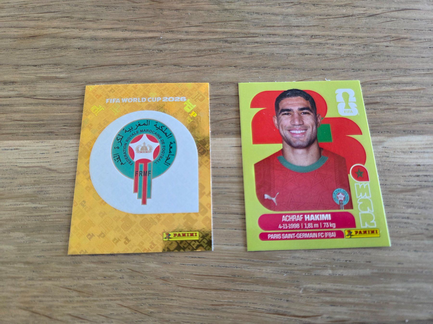 Panini Cartes à collectionner: Panini WM Hakimi – Neuf (Voir description) à Villars-sur-Glane par Bolinot