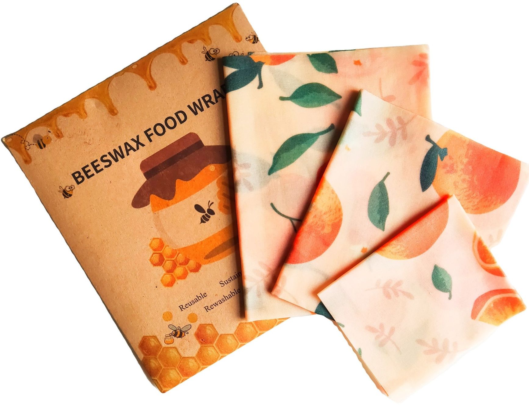 Altro per cucinare: 3er Set Bienenwachstücher - Neutral – Nuovo e nell'imballaggio originale da Werdenberg venduto da EXA-Homeware 2