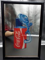 Coca Cola Bild Spiegel, retro
