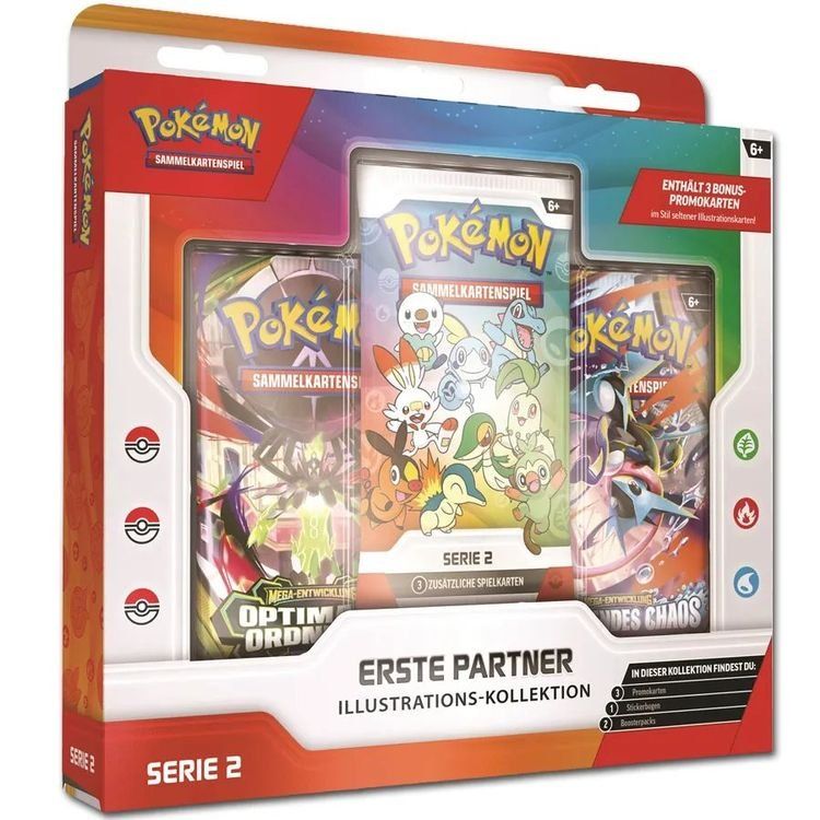Pokémon Carte collezionabili: Erste Partner Illustrations Kollektion – Nuovo e nell'imballaggio originale da Dübendorf venduto da Exory