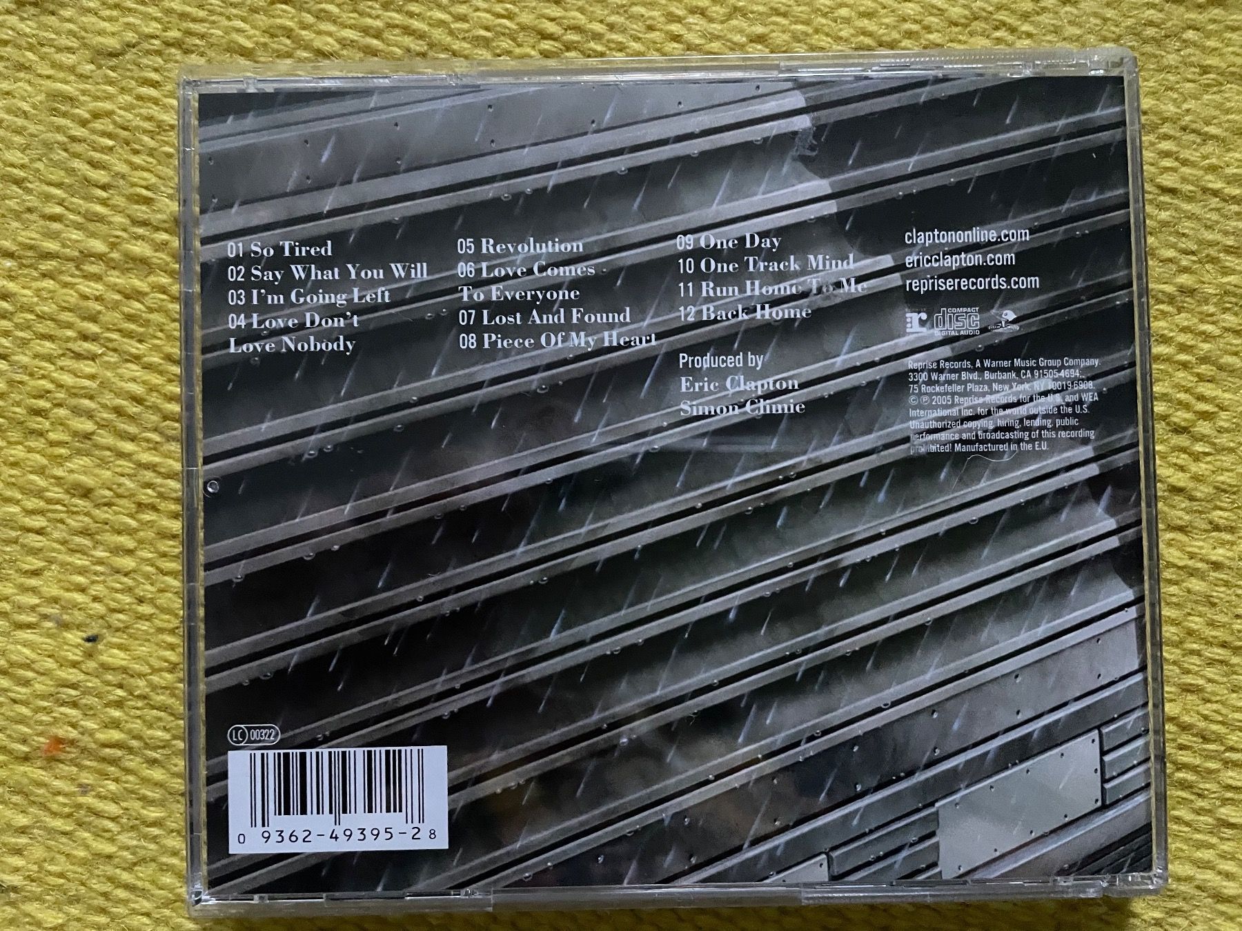CD: ERIC CLAPTON-BACK HOME – Usato da Rorschacherberg venduto da CD-Roli 1