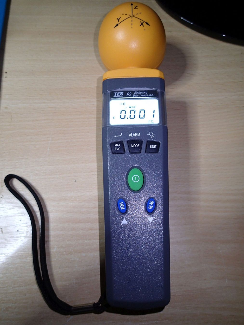 Misurare: Elektrosmog Meter TES-92 HF-Strahlung 3D-Messung – Usato da Zürich venduto da youelec 1