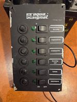 Aqua Signal, Control Panel 6fach 12/24V Marineschalter