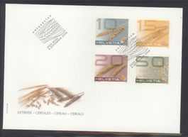 2008, FDC, Dauermarken Getreide
