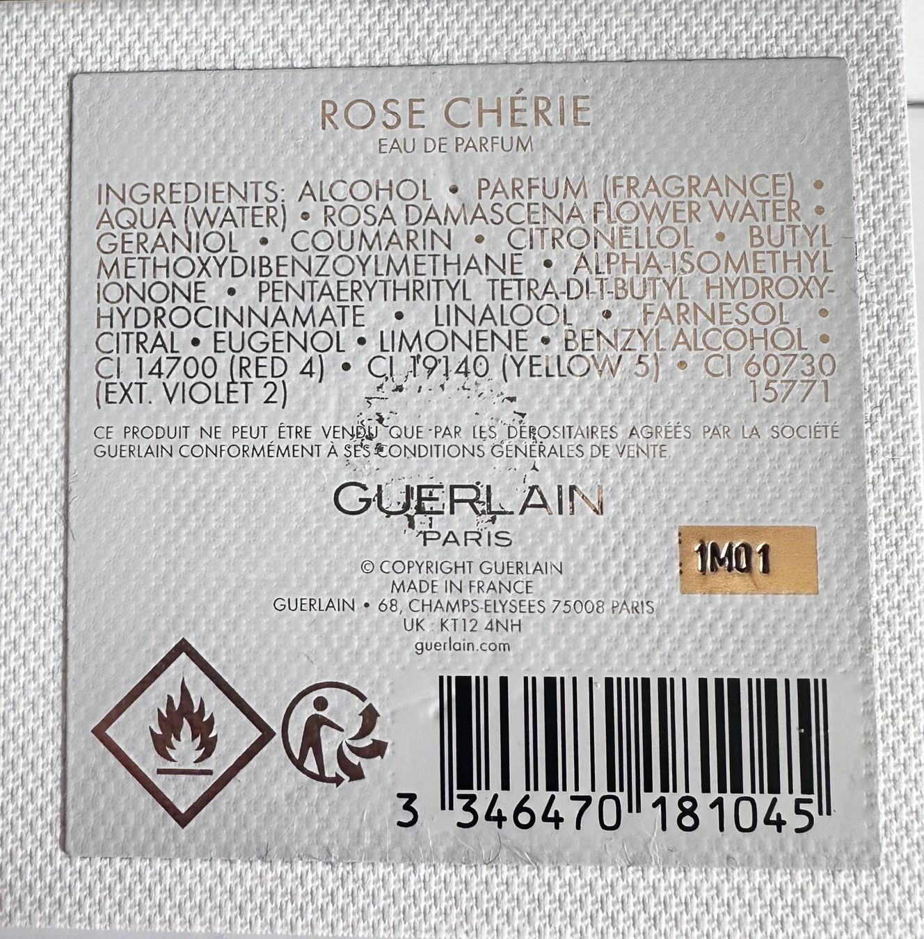 Guerlain Profumi & Eau de Toilette: Guerlain Rose Chérie 100ml Eau de Parfum Rest ca. 70ml – Usato da Horw venduto da stefsan 3