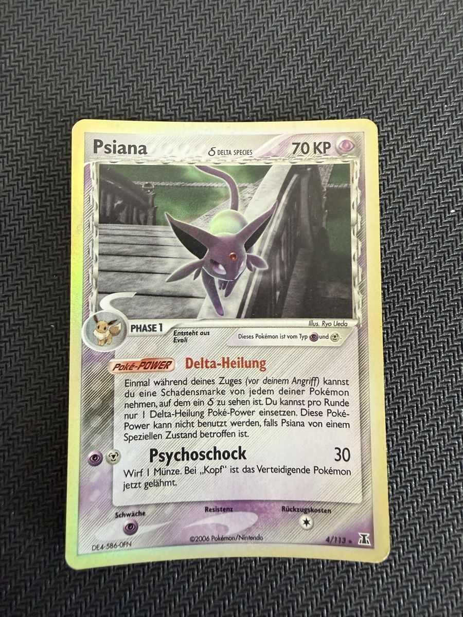 Pokémon Carte collezionabili: Espeon Delta Species 4/113 - REVERSE – Nuovo (secondo la descrizione) da Canobbio venduto da ale_85bk