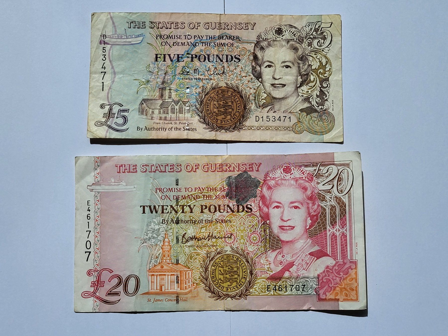 Banconote: Banknoten aus Guernsey – Usato da Pravidondaz venduto da LVtik
