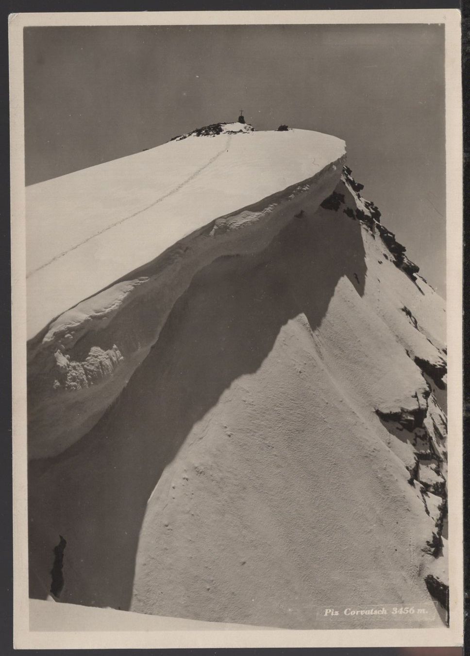 Ansichtskarten: Piz  Corvatsch  3456m. – Gebraucht aus Aarau von kufi44