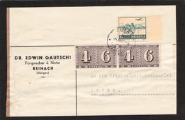 Paketausschnitt Kriminal-Kanzlei Aarau , 24.lll.1943