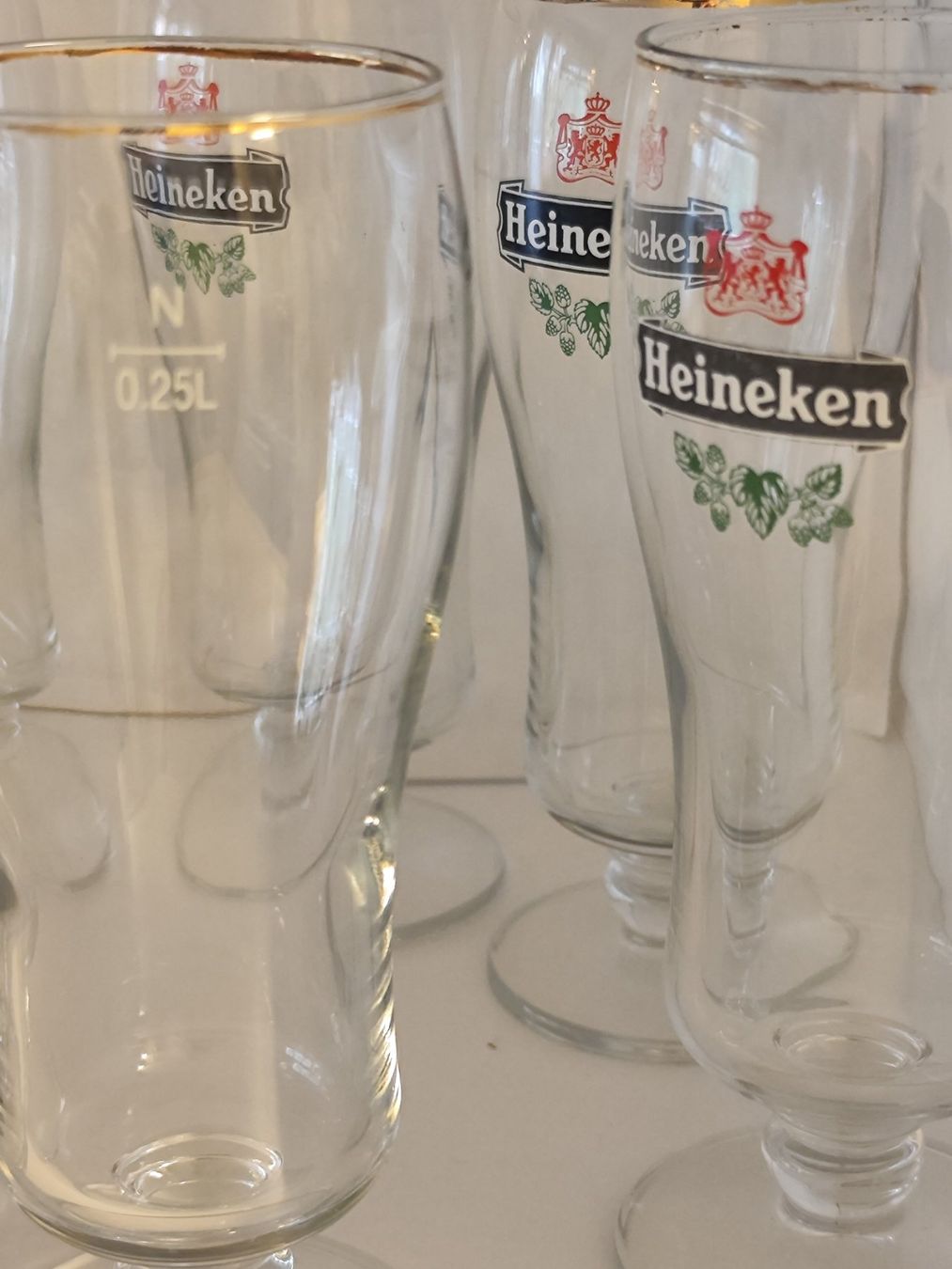 Heineken Bicchieri: 6 Heineken Gläser 0.25L – Usato da Fislisbach venduto da Flohmarkt.- 4