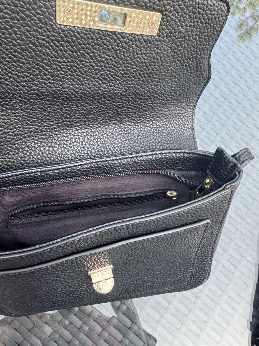 Borse da donna: Schicke, schwarze Umhängetasche Leder – Usato da Kaltbach venduto da Akt_99 2