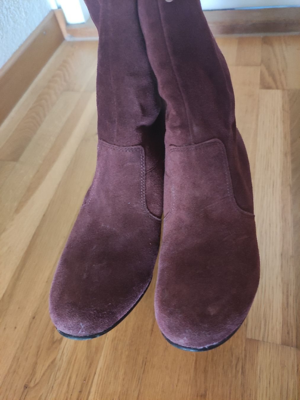 Scarpe da donna: Stiefelette rot bordeaux Gr. 38 Naf Naf – Usato da Schliern b. Köniz venduto da Pecannut 8