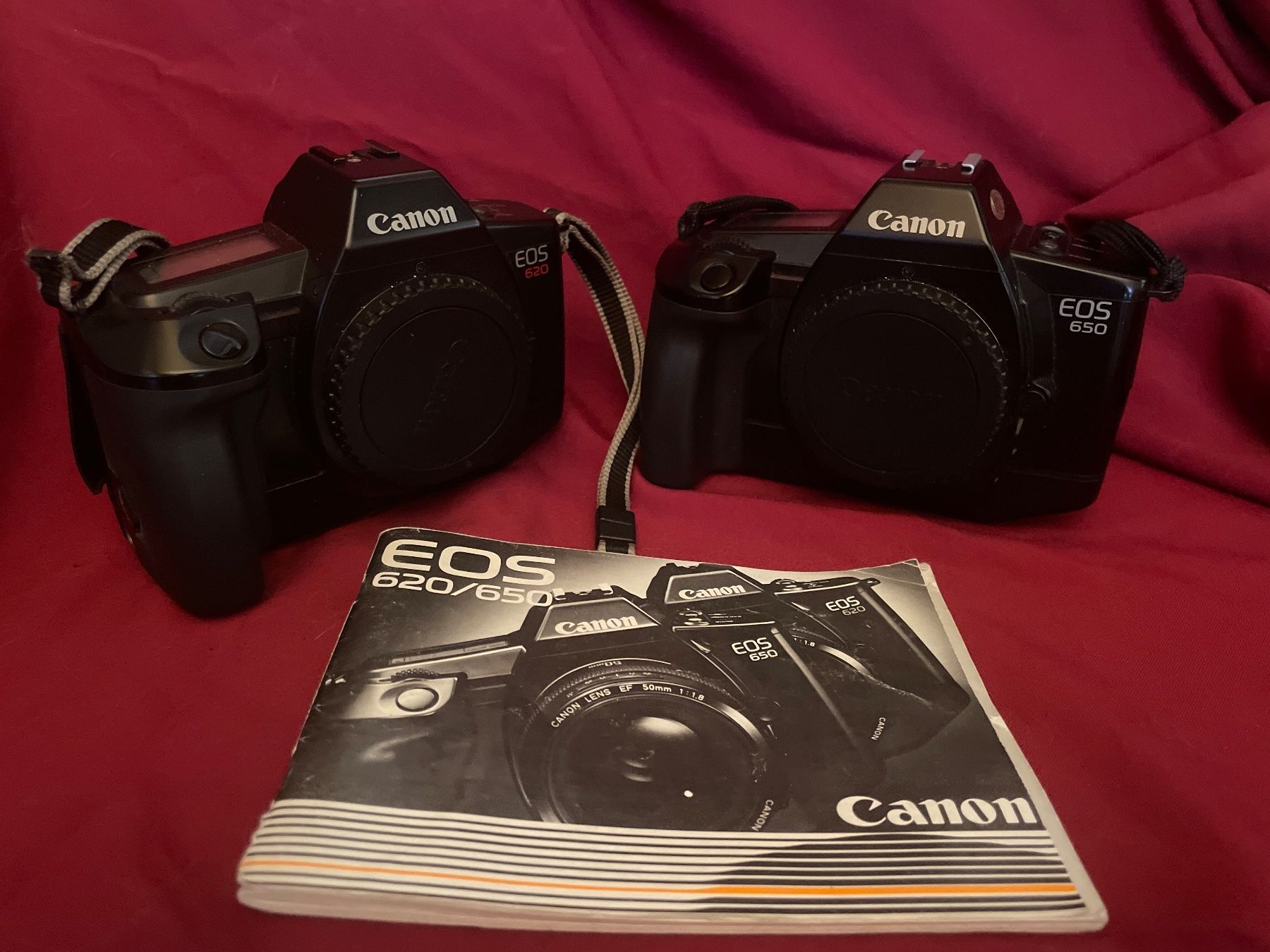 Canon Fotocamera: Canon EOS 620/650 Spiegelreflexkamera, beide mit Anleitung – Usato da Schüpfen venduto da Schuepfen45