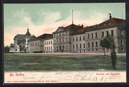 AK St. Gallen, Cantine und Kaserne, 1905