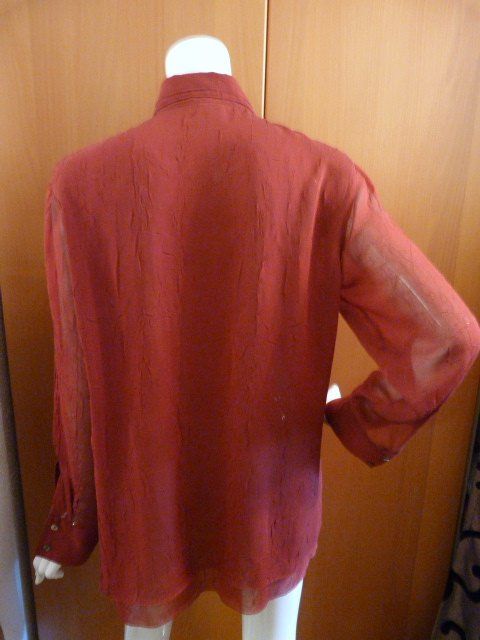 Blusen: Chiffonbluse von tru vision, Gr. 42, rotbraun % – Gebraucht aus Nunningen von Fashion-Ave51 2